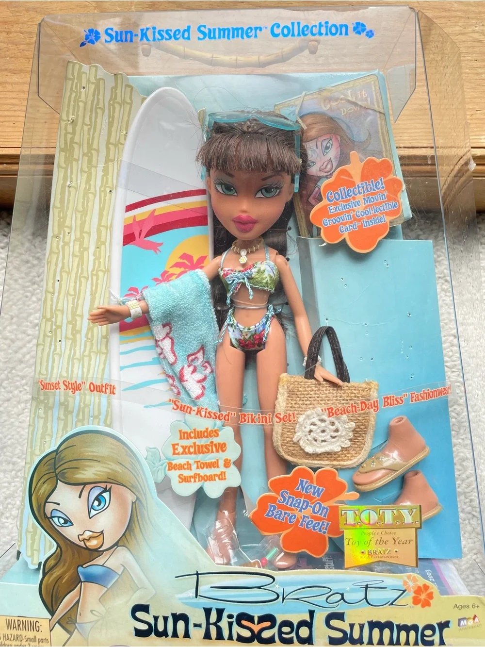 2004 Open Box Sealed Doll Sun-Kissed Summer Bratz Dana